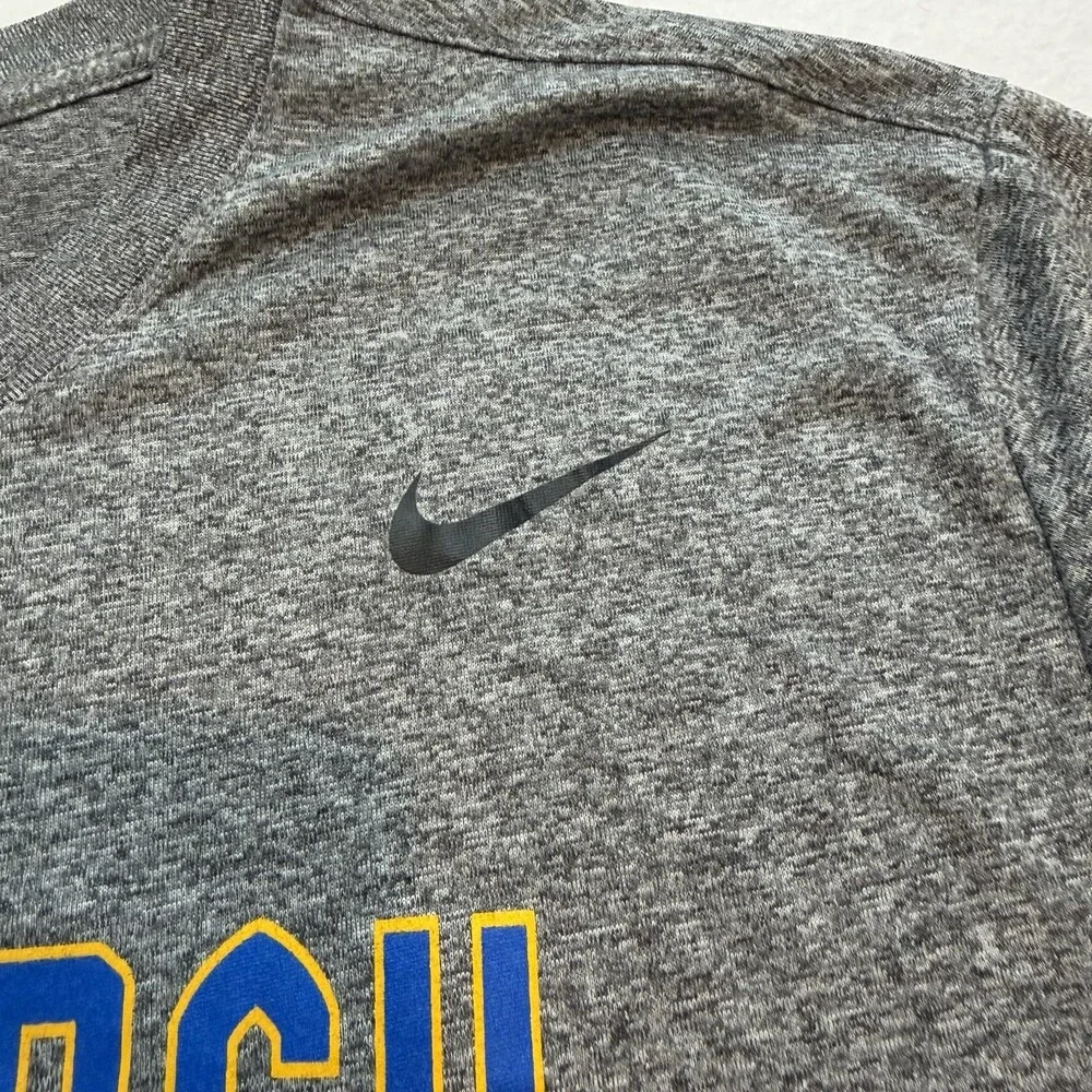 University of Pittsburgh Panthers Nike Gray Long  Sleeve shirt Size Men XXL Pitt